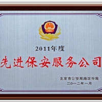 2011年度先进保安服务公司