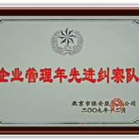 企业管理年先进纠察队